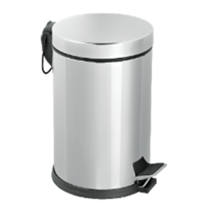 POUBELLE  12L CHROME