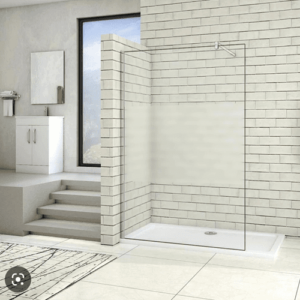 Paroi de douche avec sablage 80cm