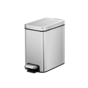 Poubelle rectangulaire à pédale 10L